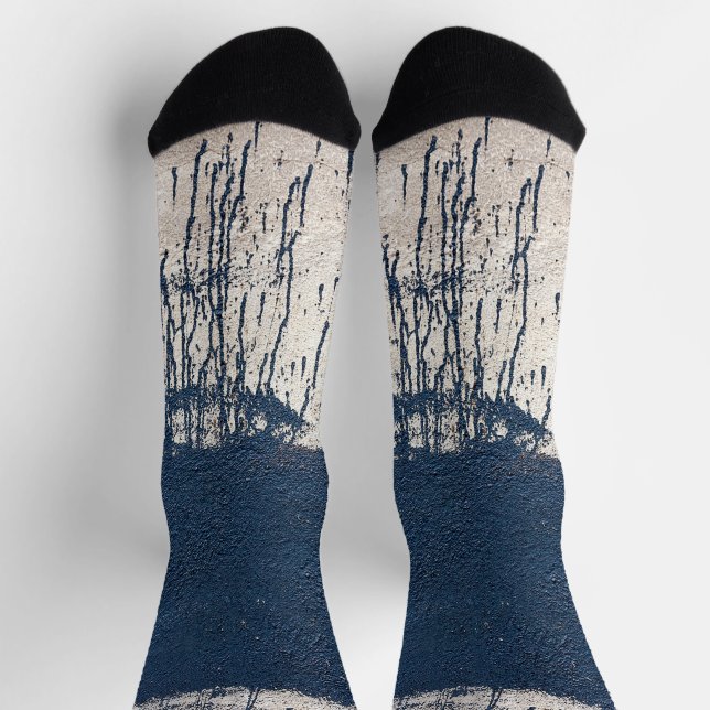 Grunge-Wandstruktur Socken (Oben)