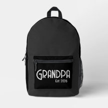 Grunge-Weißbuchstaben Established Opa