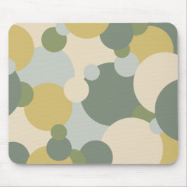 Grüngelbe Molecules-Mauspad Mousepad