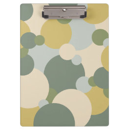 Grüngelbe Moleküle Zwischenablage Klemmbrett