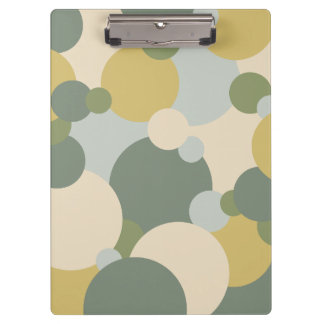 Grüngelbe Moleküle Zwischenablage Klemmbrett