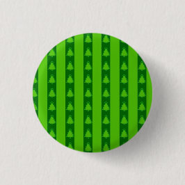 Grüngestricktes Weihnachtsbaummuster Button