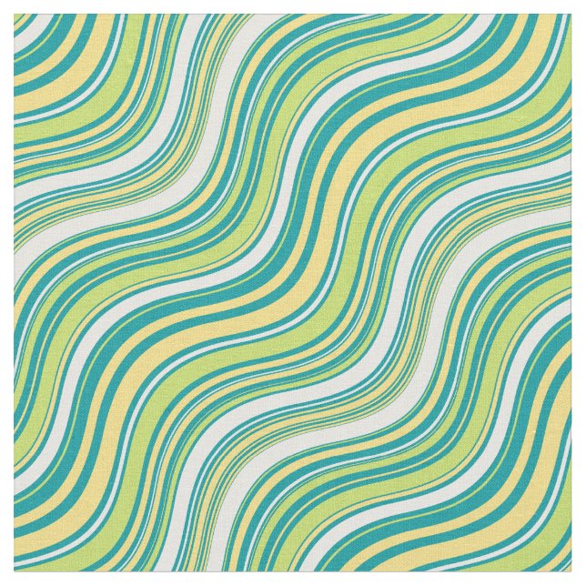 Grüngewebe Boho Moderne Muster Stoff (Nahaufnahme)