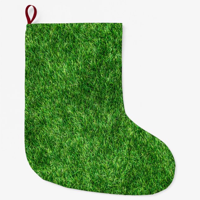 Grüngras Großer Weihnachtsstrumpf (Vorderseite)
