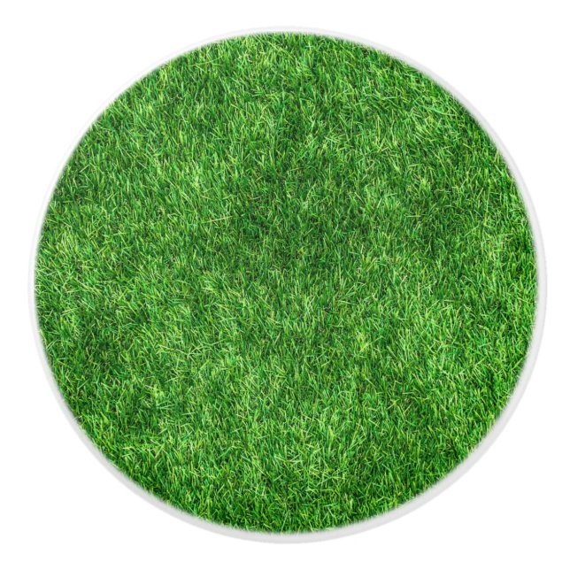 Grüngras Keramikknauf (Vorderseite)