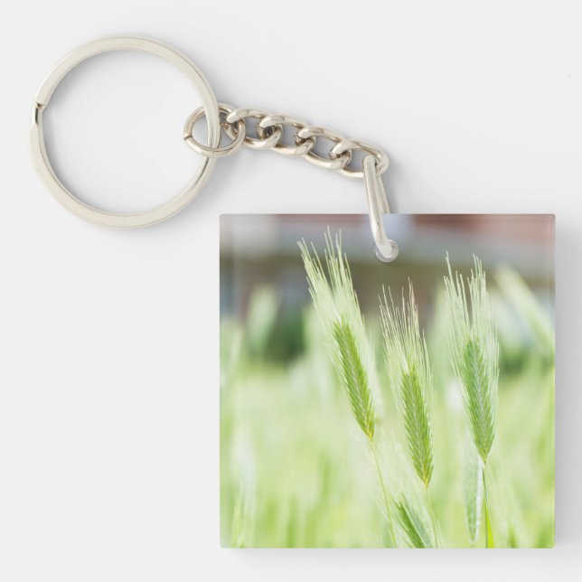 Grüngras Schlüsselanhänger (Vorderseite)