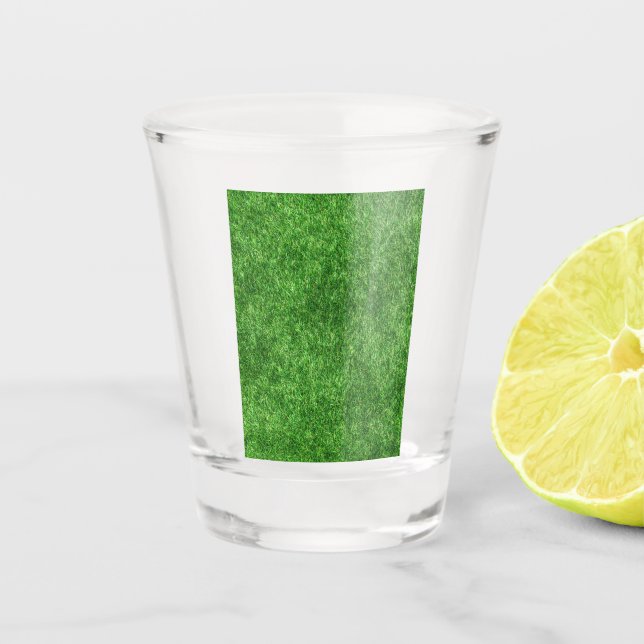 Grüngras Schnapsglas (Vorderseite)