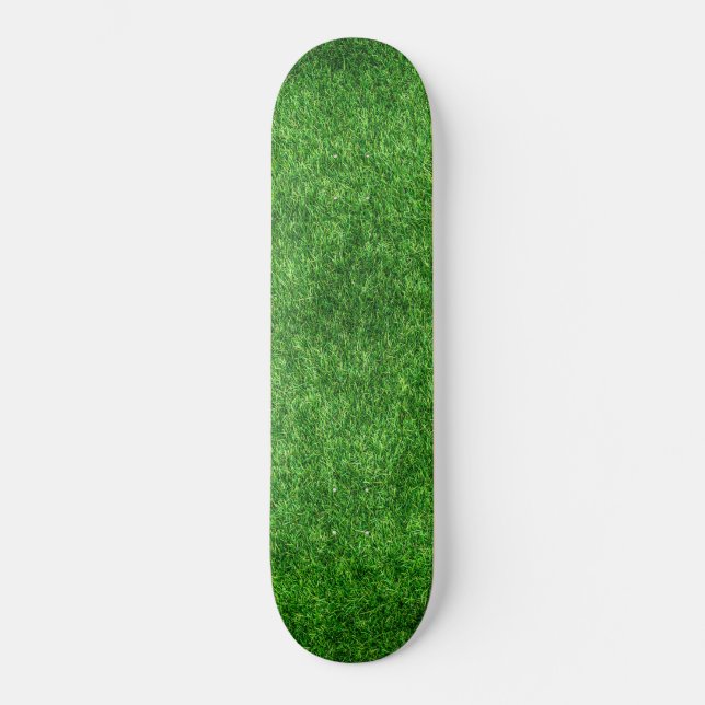 Grüngras Skateboard (Vorderseite)