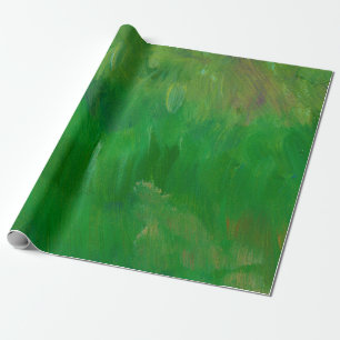Grüngrasfarbe Textur. Handgezeichneter Hintergrun Geschenkpapier