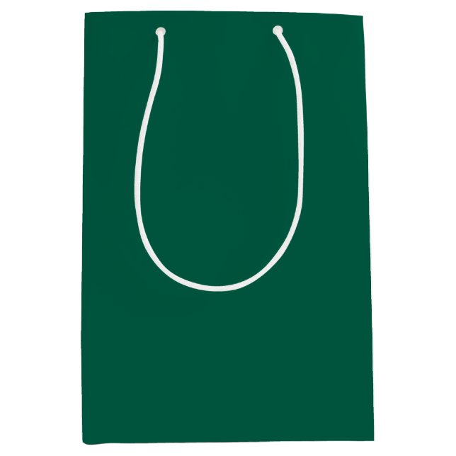 Grüngrün Mittlere Geschenktüte (Vorderseite)