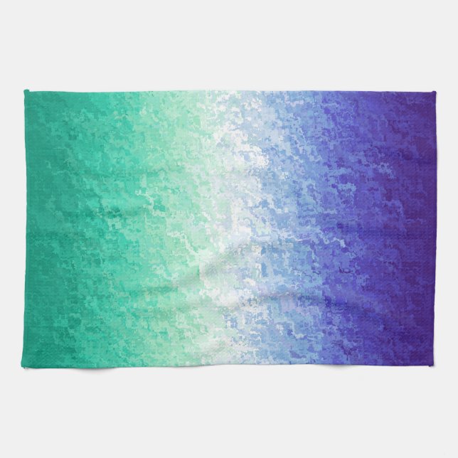 Grungy Abstrakt MLM Men Love Men Pride Flag Geschirrtuch (Horizontal)