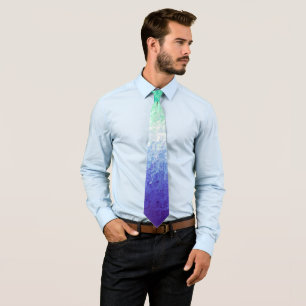 Grungy Abstrakt MLM Men Love Men Pride Flag Krawatte