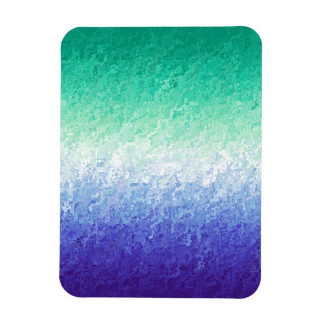 Grungy Abstrakt MLM Men Love Men Pride Flag Magnet (Vertikal)