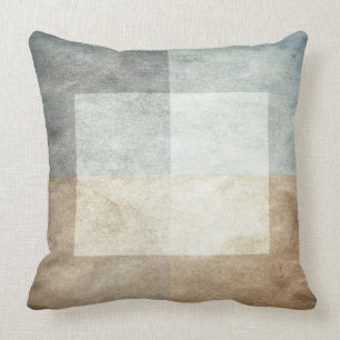 grungy Aquarell Ähnliches grafisches abstraktes Kissen