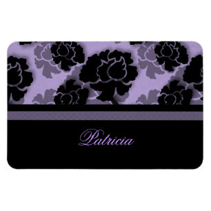 Grungy Floral Decadence Flexi Magnet, Lilac Magnet