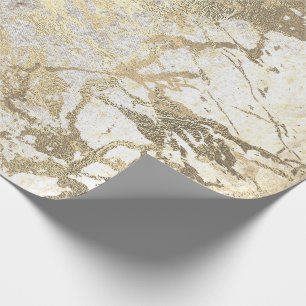 Grungy flüssiges Goldperliges glänzendes Geschenkpapier