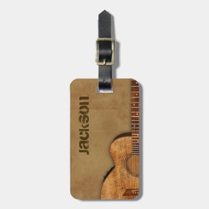 Grungy Gitarre Gepäckanhänger