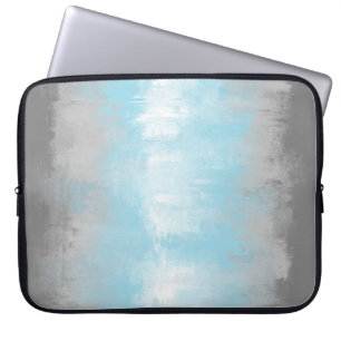 Grungy glitchiger funky abstrakter Demiboy-Stolzfl Laptopschutzhülle