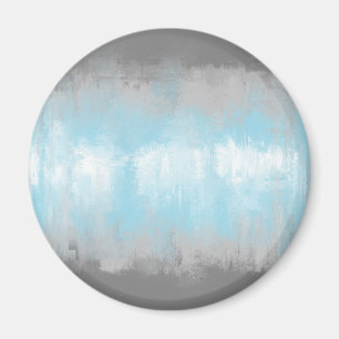 Grungy glitchiger funky abstrakter Demiboy-Stolzfl Magnet