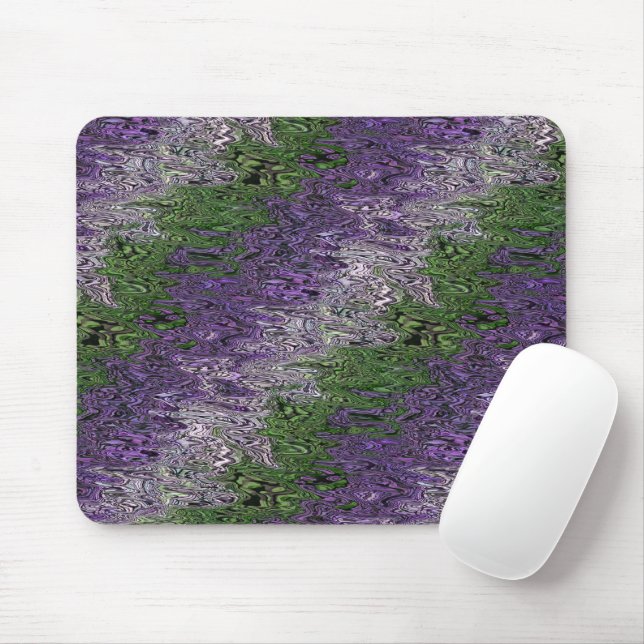 Grungy Groovy Funky Trippy Genderqueer Pride Mousepad (Mit Mouse)