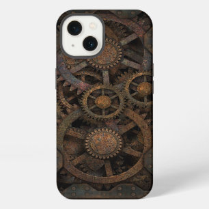 Grungy industrielle Steampunk Maschine iPhone Hülle