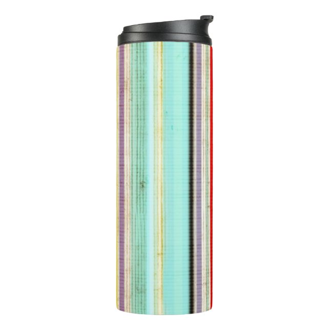 Grungy Men Vintag Thermosbecher (Nach links gedreht)