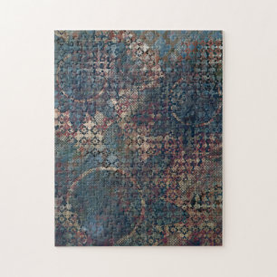 Grungy-Muster mit unordentlicher Patchwork-Textur