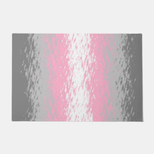 Grungy Noisy Grainy Abstrakte Demigirl-Stolz-Flagg Fußmatte