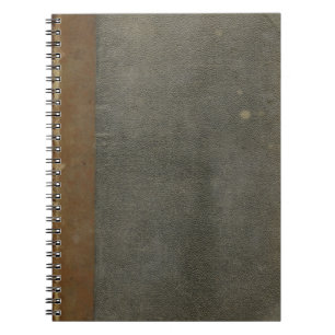 Grungy Old Book Cover Notebook Notizblock