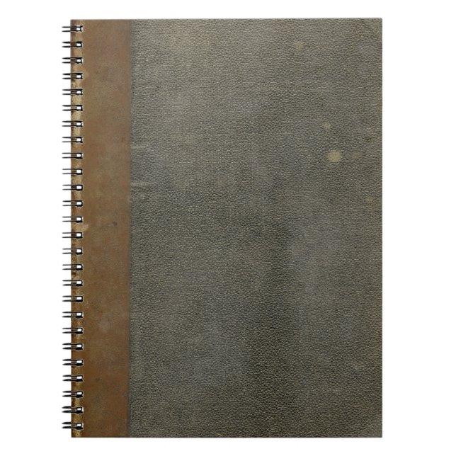 Grungy Old Book Cover Notebook Notizblock (Vorderseite)