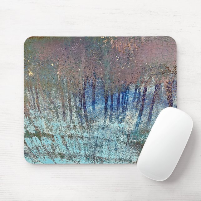 Grungy Paint Streak Abstrakt Mousepad (Mit Mouse)