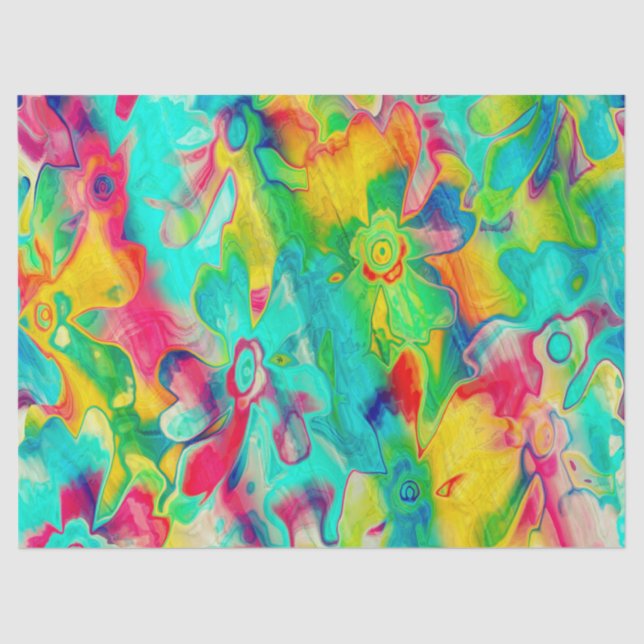 Grungy-Painted-Florals-17-Gewebepapier Seidenpapier (Vorderseite)