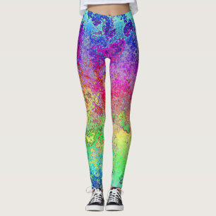 Grungy Rainbow Leggings