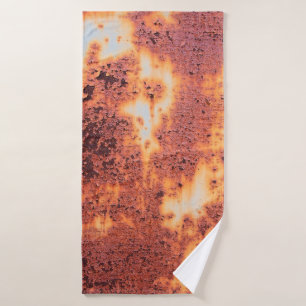 Grungy rosty metall background abstract, altert, b badehandtuch