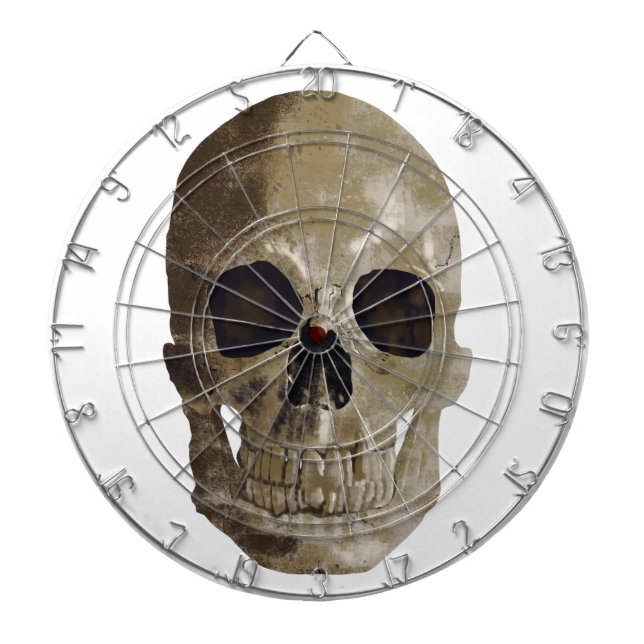 Grungy Skull Dartscheibe (vorne)