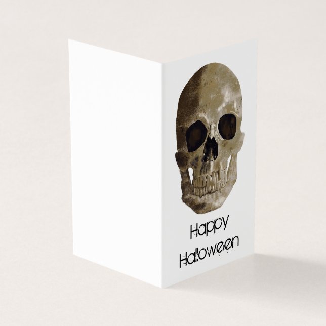 Grungy Skull Halloween (Vorderseite)