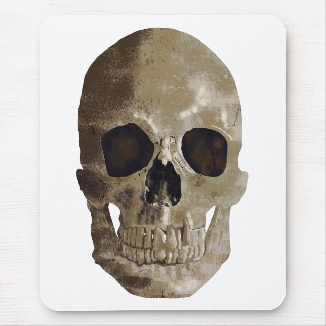 Grungy Skull Mousepad (Vorne)