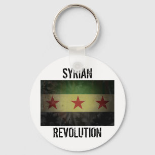 Grungy Syrien-Flagge "syrische Revolution " Schlüsselanhänger