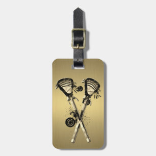 Grungy u. cooler Lacrosse-kundenspezifischer Gepäckanhänger