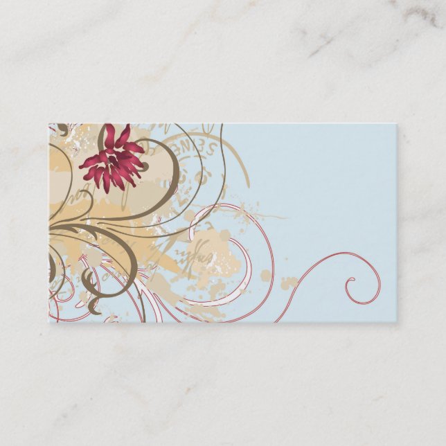 Grungy Visitenkarte (Vorderseite)