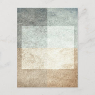 grungy wasserfarbige Grafik abstrakt Postkarte