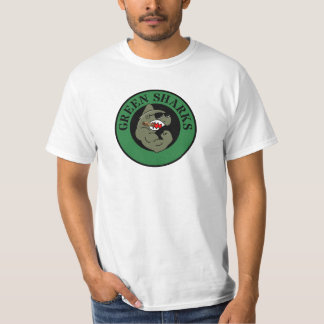 Grünhaie Shirt dunkelgrüne Kontur