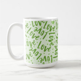 GRÜNHÄNDISCHE LIEBE KAFFEETASSE