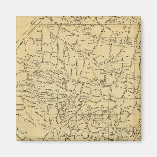 Grünholz-Friedhof Magnet (Vorne)