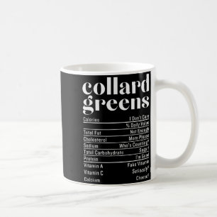 Grünkohl-Ernährungsfakten Thanksgiving-Essen C Kaffeetasse