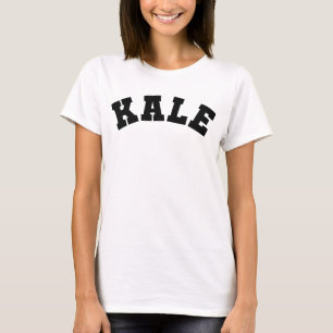Grünkohl Schwarz Druck Damen Klassisches Weiß T-Sh T-Shirt