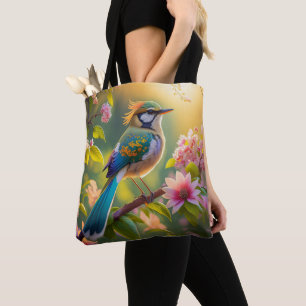 Grünköpfiger Teal Flügel Fantasy Vogel Tasche