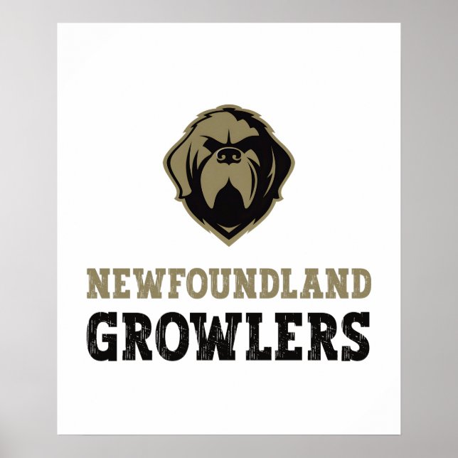Grünland Growlers - Neufundland Growler Poster (Vorne)