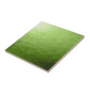 Grünliche Ombre-Gradient geometrisches Maschenmust Fliese