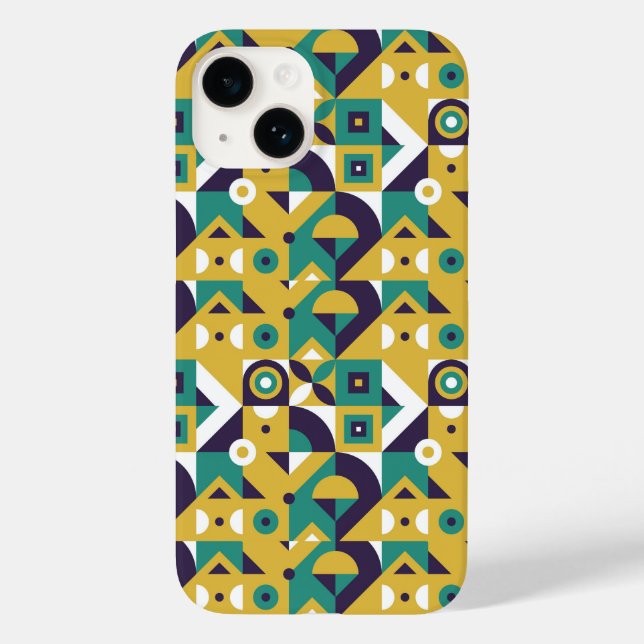 Grünmuster Case-Mate iPhone 14 Hülle (Rückseite)